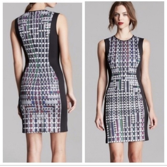 Clover canyon houndstooth neoprene dress - Picture 1 of 7